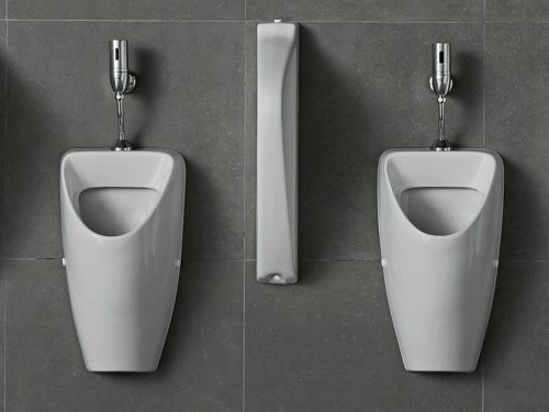 CeraStyle CITY - PISZOÁR - porcelán - FELSŐ vízbekötésű - szifonnal - 55 cm x 32 cm