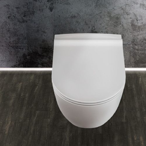 CeraStyle CITY fali WC - perem nélküli - rimless - rejtett szerelésű - 53 cm