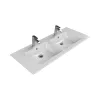 CeraStyle IBIZA - porcelán mosdókagyló - DUPLA - 121 x 51 cm