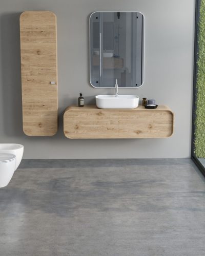 CeraStyle AQUA - PULTRA ültethető - Top Counter - porcelán mosdó - 60 x 40 cm