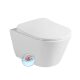 Sanovit AVVA fali WC - rimless - perem nélküli - rejtett szerelésű - 53 cm
