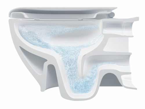 Sanovit BRILLA fali WC - rimless - perem nélküli