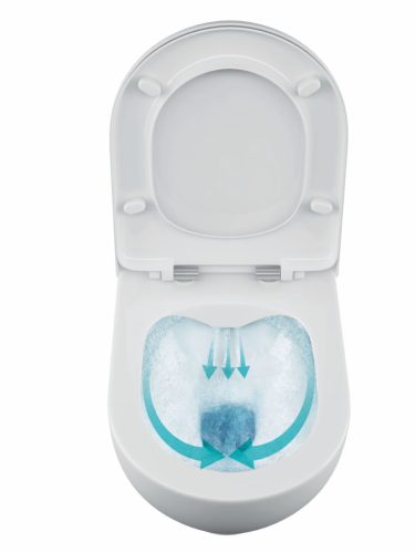 Sanovit BRILLA fali WC - rimless - perem nélküli