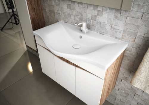 Sanovit ALBATROS - porcelán mosdókagyló - 100 x 46,5 cm