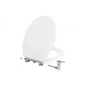   CR BIDÉS WC ülőke - hideg / melegvizes csapteleppel - Duroplast - 44 x 37 cm