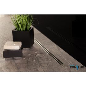 Pestan zuhanyfolyóka Confluo Slim Line 105 cm