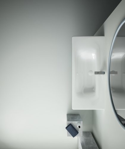 Sanovit SOFT - porcelán mosdókagyló - 80 x 45,5 cm