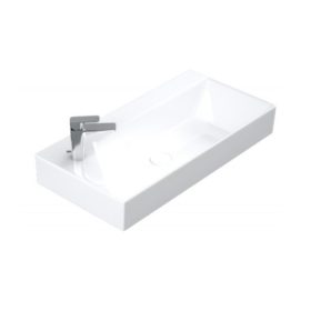   Sanovit STANCE - porcelán mosdókagyló - bal csaplyukas - 65 x 33 cm