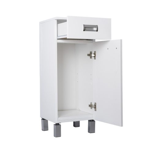 Viva SZQUARE fürdőszobai ÁLLÓSZEKRÉNY 85 alacsony POLCOS - JOBBOS - 35 x 33 x 85 cm