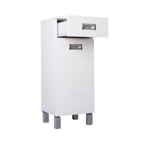 Viva SZQUARE fürdőszobai ÁLLÓSZEKRÉNY 85 alacsony - SZENNYESTARTÓS - 35 x 33 x 85 cm