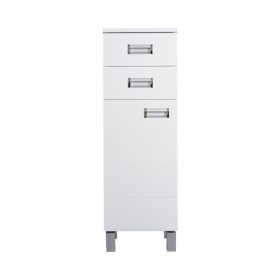   Viva SZQUARE fürdőszobai ÁLLÓSZEKRÉNY 100 középmagas POLCOS - BALOS - 33 x 35 x 100 cm