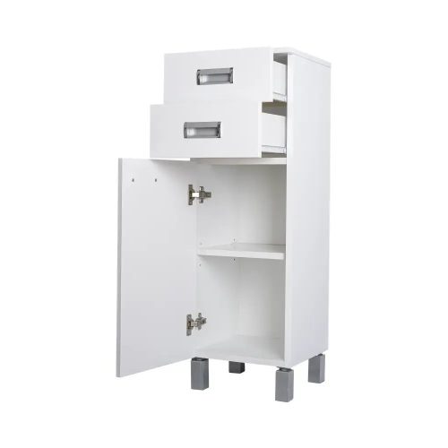 Viva SZQUARE fürdőszobai ÁLLÓSZEKRÉNY 100 középmagas POLCOS - BALOS - 33 x 35 x 100 cm