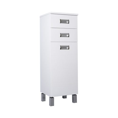 Viva SZQUARE fürdőszobai ÁLLÓSZEKRÉNY 100 középmagas - SZENNYESTARTÓS - 33 x 33 x 100 cm