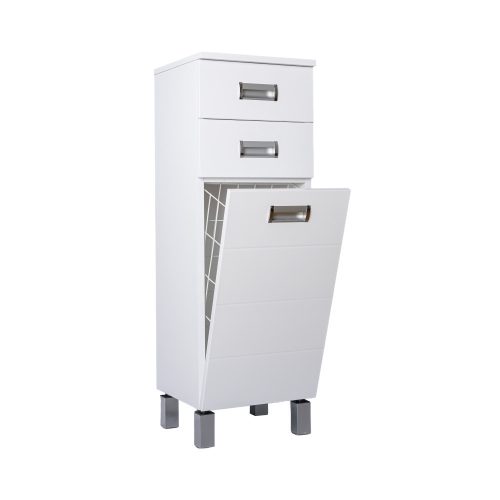 Viva SZQUARE fürdőszobai ÁLLÓSZEKRÉNY 100 középmagas - SZENNYESTARTÓS - 33 x 33 x 100 cm