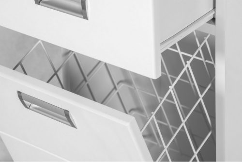 Viva SZQUARE fürdőszobai ÁLLÓSZEKRÉNY 192 magas - SZENNYESTARTÓS - JOBBOS - 35 x 33 x 192 cm