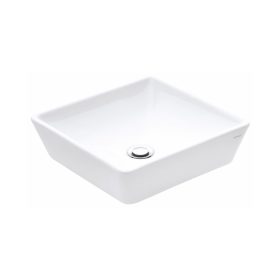   Sanovit DECENTE - PULTRA ültethető - Top Counter - porcelán mosdó -  - 40 x 40 cm