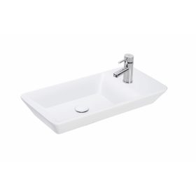   Sanovit - PULTRA ültethető - Top Counter- porcelán mosdó - bal vagy jobb csaplyukas -  - 70 x 35 cm