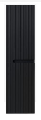 Piramida BETA fali fürdőszoba - állószekrény - PINO FEKETE - 35 x 150 x 30 cm