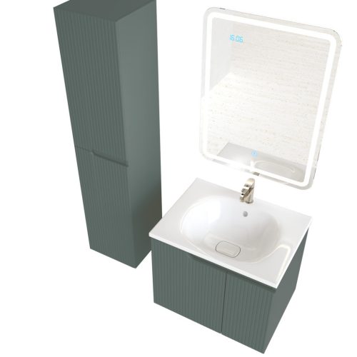 Piramida BETA fali fürdőszoba - állószekrény - PINO ZÖLD - 35 x 150 x 30 cm