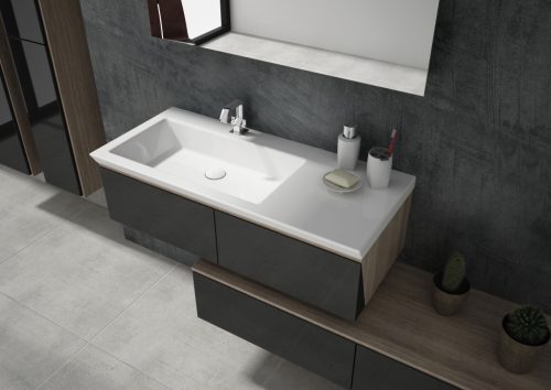 Sanovit ISIK - porcelán mosdókagyló - 100 x 44 cm