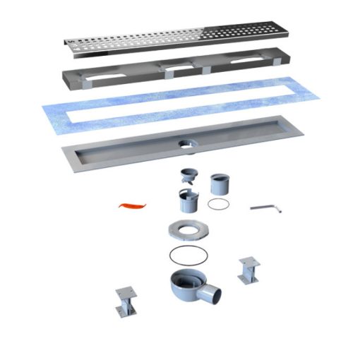SAY Optima zuhanyfolyóka - Ø 50 mm kifolyással - 90 cm
