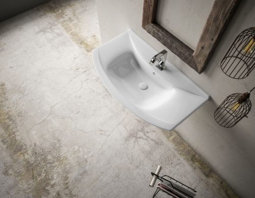 Sanovit ZENON - porcelán mosdókagyló - 75 x 50 cm