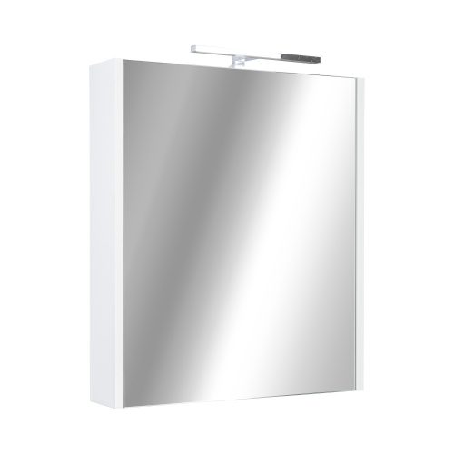 Piramida AKVA Tükrös fürdőszobai szekrény - LED világítással - 60 x 69 x 13 cm