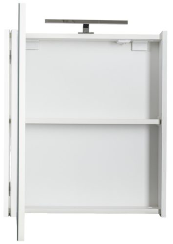 Piramida AKVA Tükrös fürdőszobai szekrény - LED világítással - 60 x 69 x 13 cm