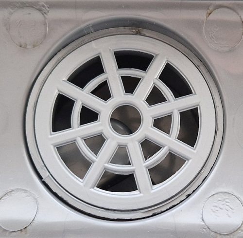 Carmine zuhanyfolyóka - rozsdamentes - 60 cm