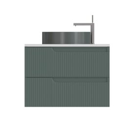   Piramida EURIDIKA fali fürdőszobabútor - mosdópult mosdó nélkül -2 fiókos - PINO ZÖLD - 65 x 48 x 53 cm
