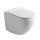 Eros ES OVAL - padlón álló WC - ülőkével komplett - perem nélküli öblítés - alsó/ hátsó kifolyású