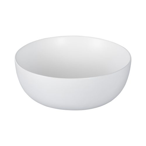 Eros RAISE - PULTRA ültethető - Top Counter - porcelán mosdó - MATT FEHÉR - O - Ø 41 cm