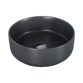   Eros SIMPLE 8 - PULTRA ültethető - Top Counter - porcelán mosdó - MATT SZÜRKE - 36 x 36 x 13 cm