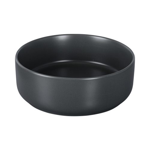 Eros SIMPLE 8 - PULTRA ültethető - Top Counter - porcelán mosdó - MATT SZÜRKE - 36 x 36 x 13 cm