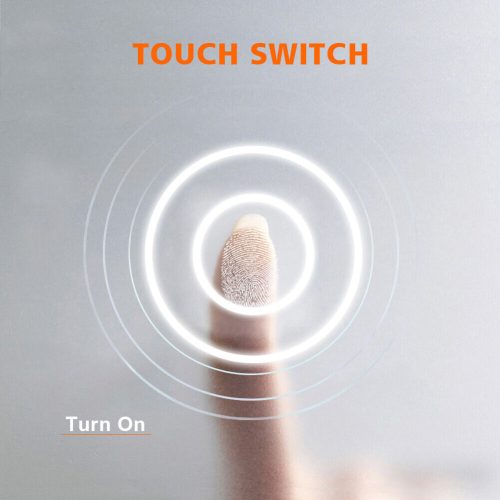 Viva AURA fürdőszoba tükör - érintőkapcsolós - páramenetesítős - órával - LED - KEREK - átmérő 60cm