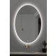 Viva AURA PINO 60 fürdőszoba tükör - érintésmentes - AMBIENT LED - ELIPSZIS -ÁLLÓ - 60x80 cm