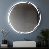Viva AURA MOON fürdőszoba tükör - érintőkapcsolóval - AMBIENT LED - KEREK - átmérő 65 cm