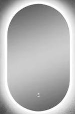 Viva AURA PINO 50 fürdőszoba tükör - érintésmentes - AMBIENT LED - OVÁLIS - ÁLLÓ - 50x90 cm