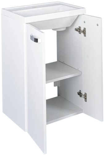 Piramida EURIDIKA 50L fali / álló fürdőszobabútor - műmárvány mosdóval - 50 x 75 x 38 cm