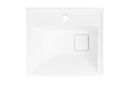 Piramida EURIDIKA 50L fali / álló fürdőszobabútor - műmárvány mosdóval - 50 x 75 x 38 cm