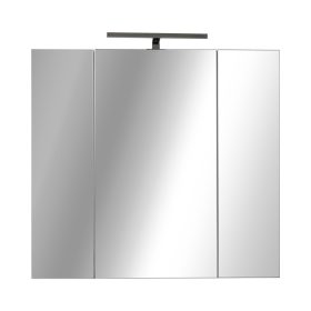   Piramida AKVA Tükrös fürdőszobai szekrény - LED világítással - 75 x 69 x 15 cm