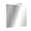 Piramida AKVA Tükrös fürdőszobai szekrény - LED világítással - 75 x 69 x 15 cm