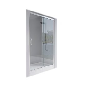   Vela Banyo KAYRA zuhany tolóajtó - 6 mm víztiszta vízlepergető üveggel - 140 x 190 cm