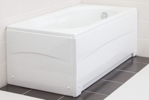 Favorit LUCIA szaniter akril kád - előlappal - oldallappal - állvánnyal - 140 x 70 cm