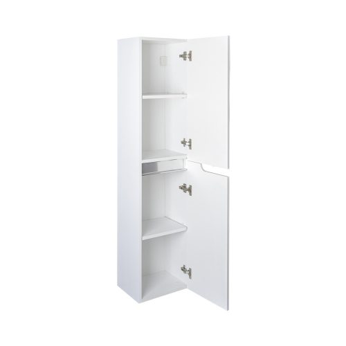 Piramida BETA fali fürdőszoba - ÁLLÓSZEKRÉNY - fehér - 35 x 150 x 30 cm