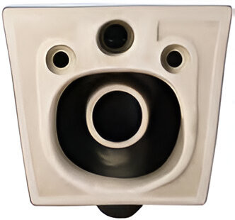 Eros ES OVAL fali WC - perem nélküli - WC ülőkével - VORTEX örvényöblítéssel - 53,5 cm