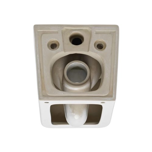 Eros ES QUADRO fali wc - ülőkével komplett - perem nélküli öblítés - 49,5 cm