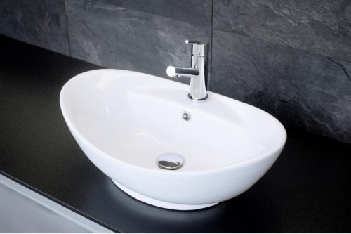 Eros GONDOLA - PULTRA ültethető - Top Counter - porcelán mosdó - 59 x 39 x 21 cm