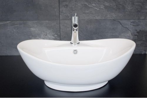 Eros GONDOLA - PULTRA ültethető - Top Counter - porcelán mosdó - 59 x 39 x 21 cm