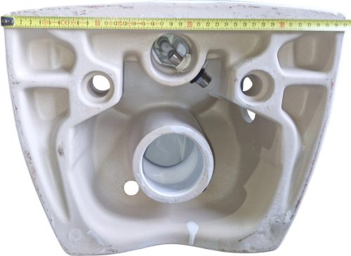 CeraStyle CITY fali WC - MATT FEKETE - BEÉPÍTETT bidé funkcióval - perem nélküli